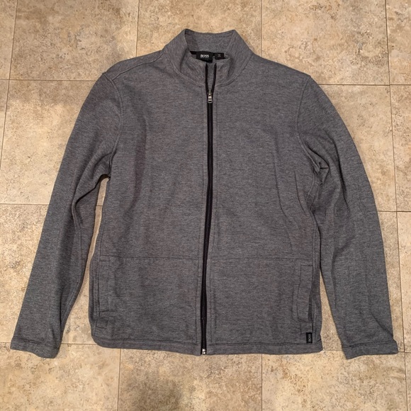 Men’s Hugo Boss Full Zip Fleece Top - Picture 2 of 8